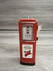 Vintage 1950 TEXACO REPLICA GAS PUMP Clock & Light