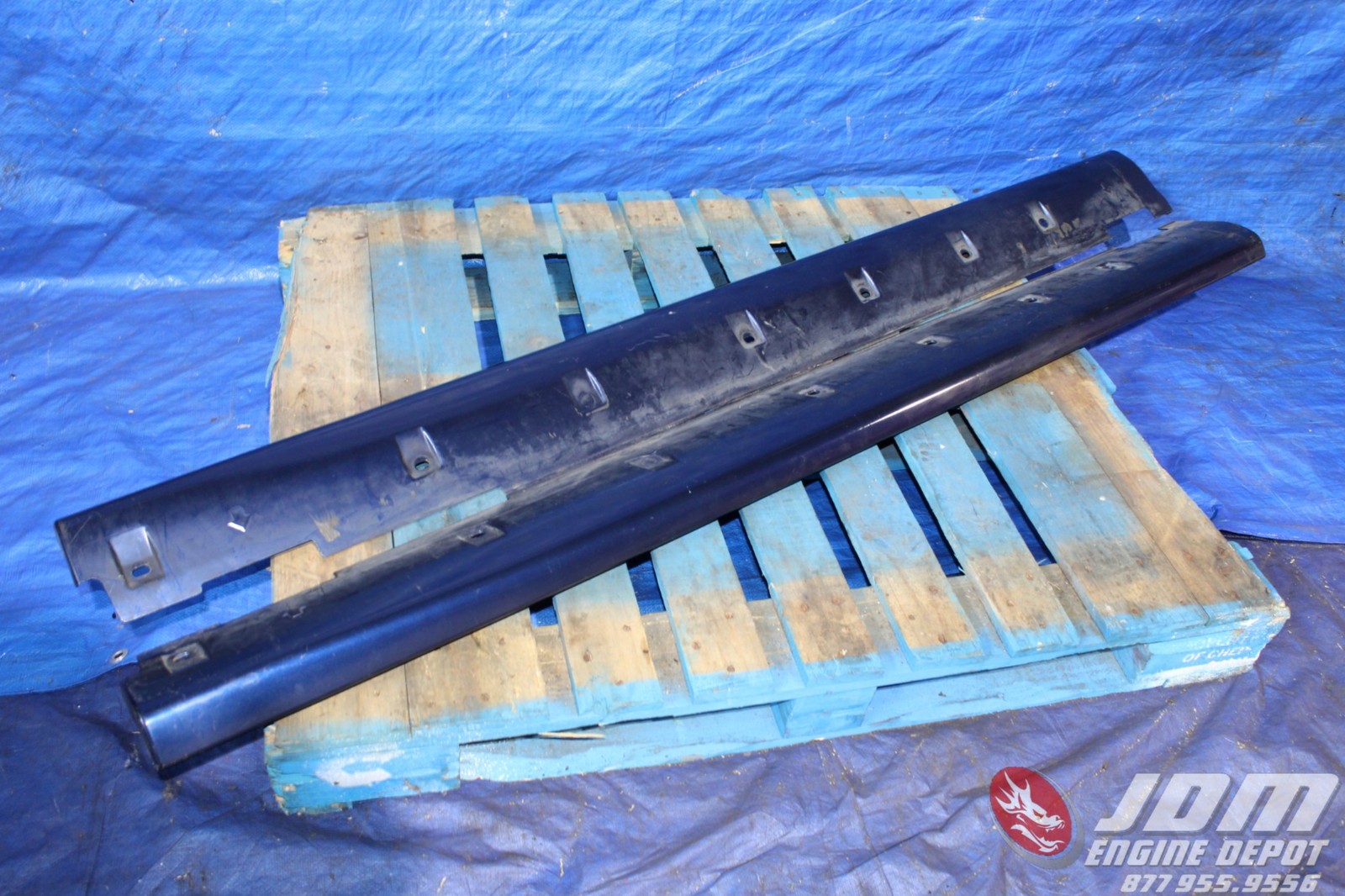 94 01 Honda Integra 4DR DB8 ITR Type-R Purple Side Skirts JDM B18C
