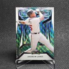 Andruw Jones 2023 Leaf Metal Sky Wave One Of One Baseball Card 1/1 B-4