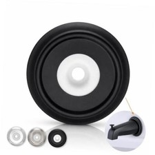 Tub Spout Cover Ring, Upgraded Metal Bathtub Spout Trim Plate with Matte Black