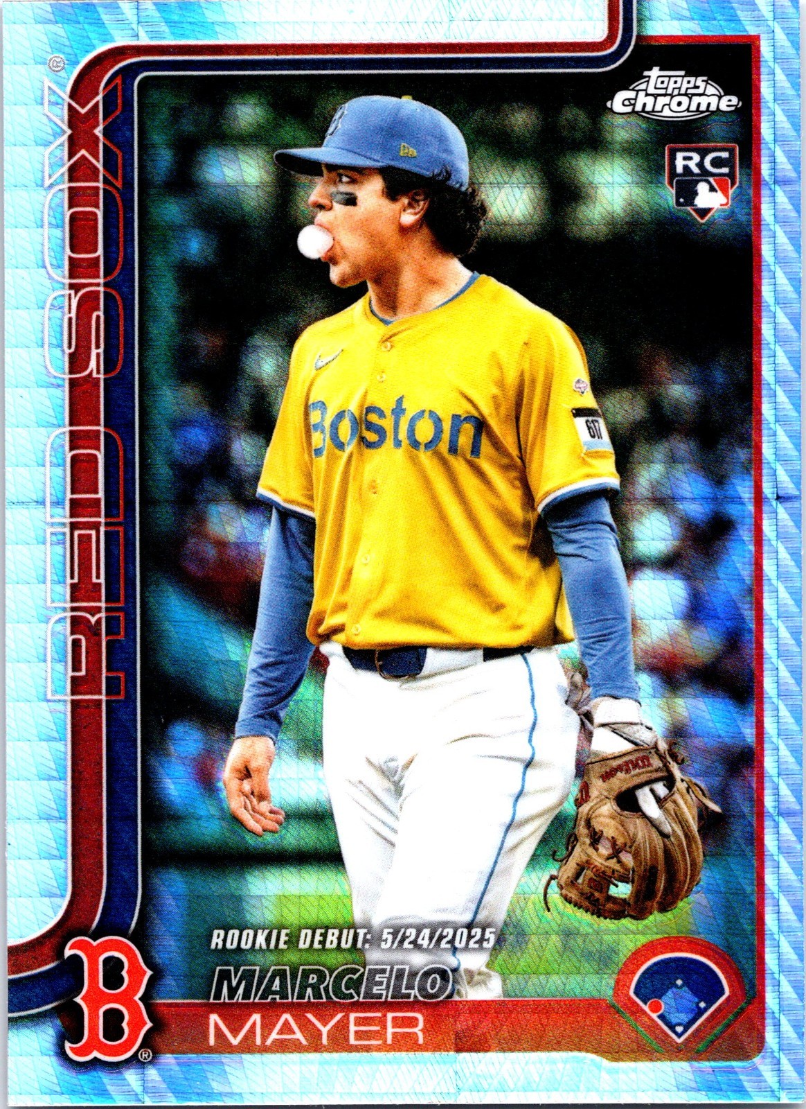 2025 Topps Chrome Update Series - Marcelo Mayer #USC117 Prism Refractor (RC)