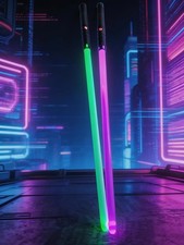 Lightsaber, Lightsabers with FX Sound Motion Sensitive, RGB 15 Colors Light S...