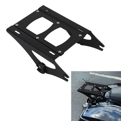 Detachable Two-Up Trunk Mount Rack Black Touring FLHR 2014-Later Style 2