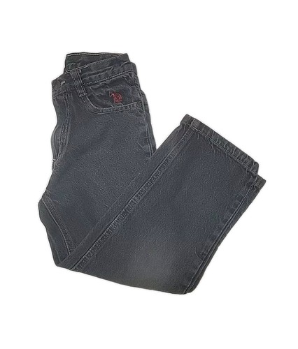 US Polo Assn Blue Jeans Boy Youth 5 Straight Leg Denim Pants Red Logo - Picture 2 of 13