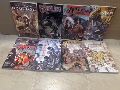 Fables Trade Paperback Lot Vertigo comics