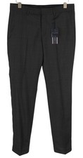 Tommy Hilfiger Rhames Pantaloni Uomo Galles Grigio Lana Vergine W33 94