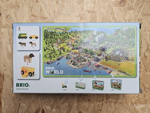 Brio World Farm Train 33404 Wooden Railway New Boxed 2011 - Picture 2 of 4
