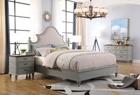 Schlafzimmer Set Bett 2X Nachttisch Konsole Betten Textil Doppel Hotel Polster