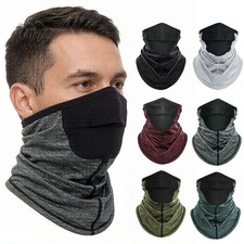Men Women Half Face Mask Scarf Balaclava Neck Gaiter Face Cover Sun UV Protector