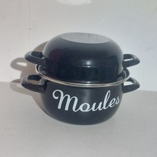Black Moules Mussels Pot From France 