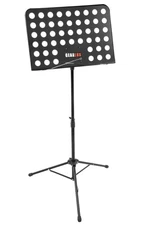 Gearlux Vented Die-Cast Sheet Music Stand with Height Adjustment