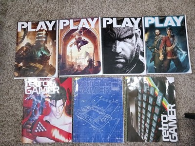 7 Retro Gamer + Play Magazine  Different Issues Essential Guide To Classic Games