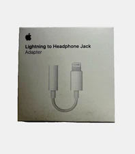 Genuine Apple Lightning to 3.5mm Headphone Jack Adapter Original OEM