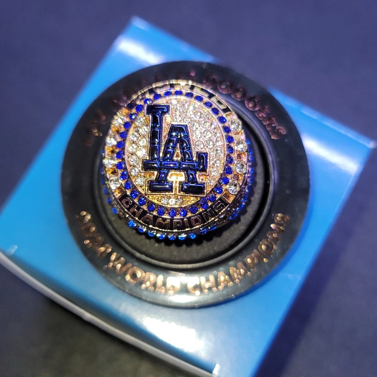 🔥2024 Mookie Betts Dodgers World Series Ring SGA 8/25 Stadium