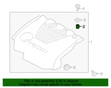 New Genuine Nissan Retainer 165667Y005 / 16566-7Y005 OEM