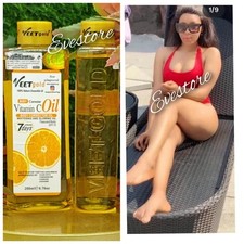 2 Pcs Veet Gold Vitamin C Face  Body Glowing corrector Oil 200 ML X 2