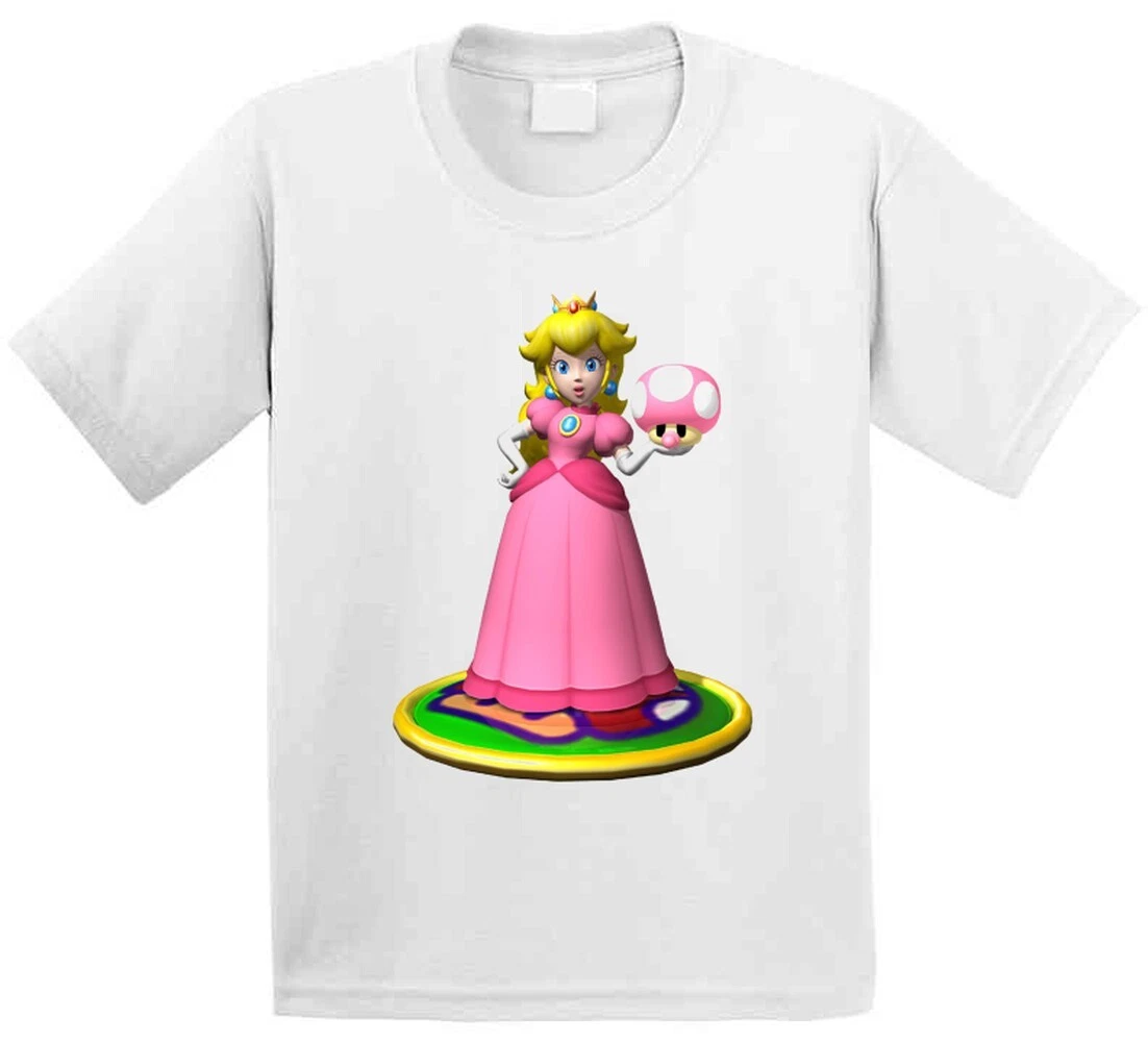 Princess Peach Super Mario Video Game T-Shirt