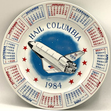 1984 Hail Columbia Space Shuttle Spencer Gifts Series IX Calendar Collection 