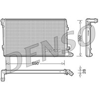 Denso KÜHler MotorkÜHlung Passend FüR Audi A3 Seat Altea Leon Toledo Vw Caddy