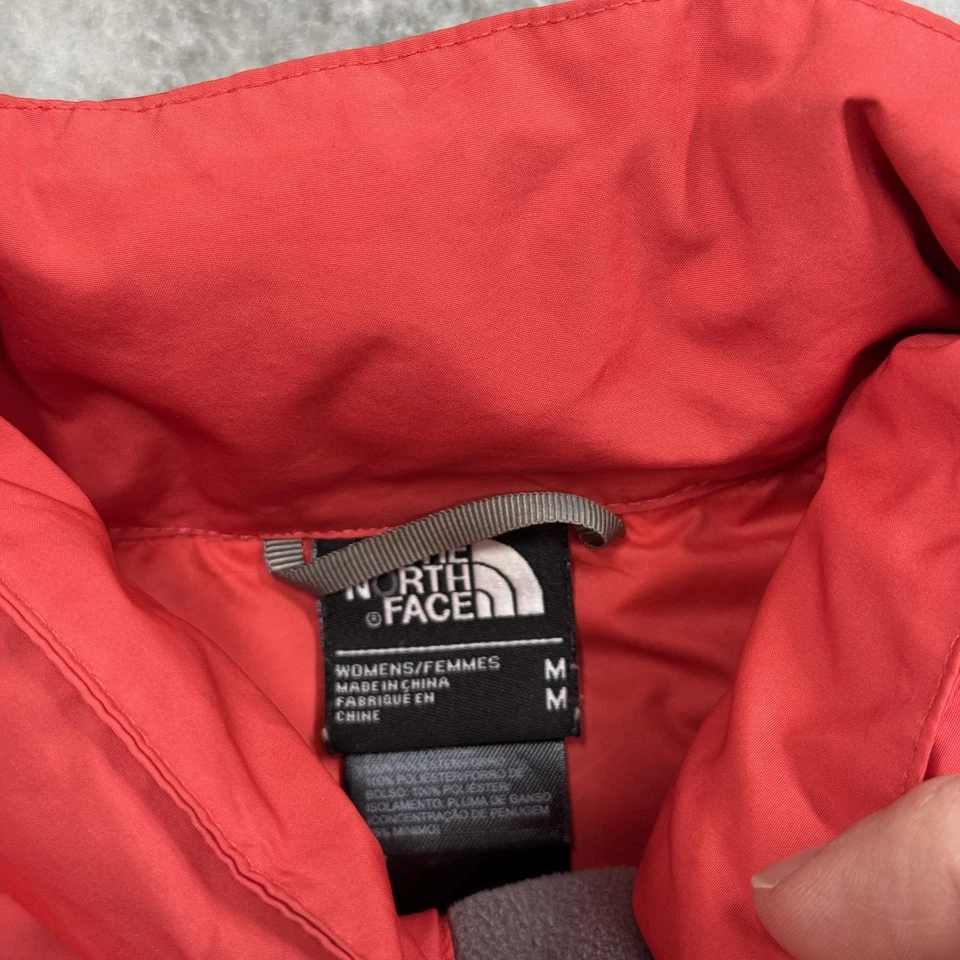 The North Face Jacket Womens Medium Red Quilted Insulated Full Zip Puffer Coat - Image 4 of 4