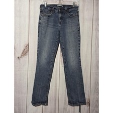 Levis 505 Jeans Womens 8 Medium Straight Leg Stretch Denim Classic 31 Inseam