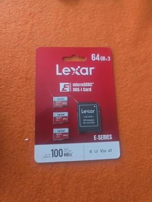 Lexar, Speicherkarten 3×64GB, 100MB/S, NEU