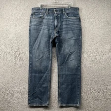 Levis 559 Jeans Mens 36x30 Fit 38x30 Relaxed Straight Blue Denim Pants 100%