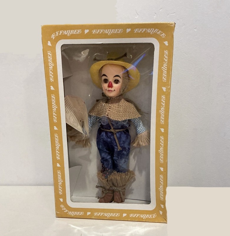 Vintage Effanbee Wizard of Oz Scarecrow Doll #1158 NRFB Original Box Tagged