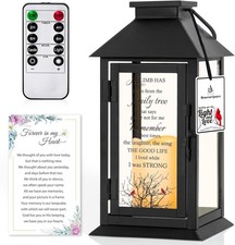 Memorial Lantern Bereavement Gifts in Memory of Loved One Family Tree