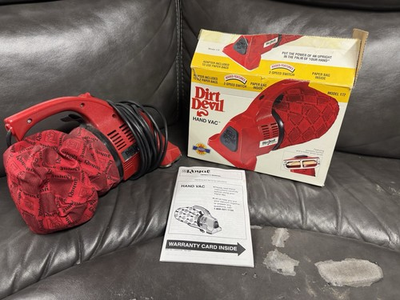 #ad #ad WORKING Royal Dirt Devil Hand Vac Handheld Vacuum Model 172 $25.00