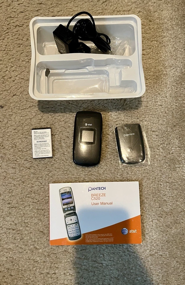 Pantech Breeze  C520 Cell Phone AT&T Unlocked Phone BRAND NEW IN BOX - Image 4 of 4