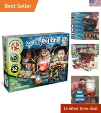 Enchanting Science Kit: 15 Glow-in-the-Dark Potion Experiments for Ages 8+