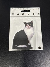Black & White Cat Magnet by Paper House Productions Made in USA