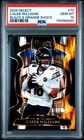 2025 Panini Select  Caleb Williams #73 Black & Orange Shock Prizm Graded PSA 10