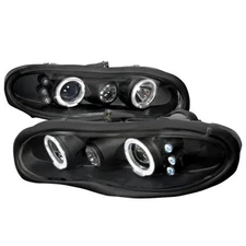 Spec-D Tuning LHP-CMR98HJM-TM Halo LED Projector Headlights for 98 to 02 Chev...