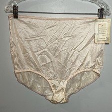 NWT Pam Undies by Claxton 7 40-41 Silky Satin High-Waist VTG Panty Made in USA
