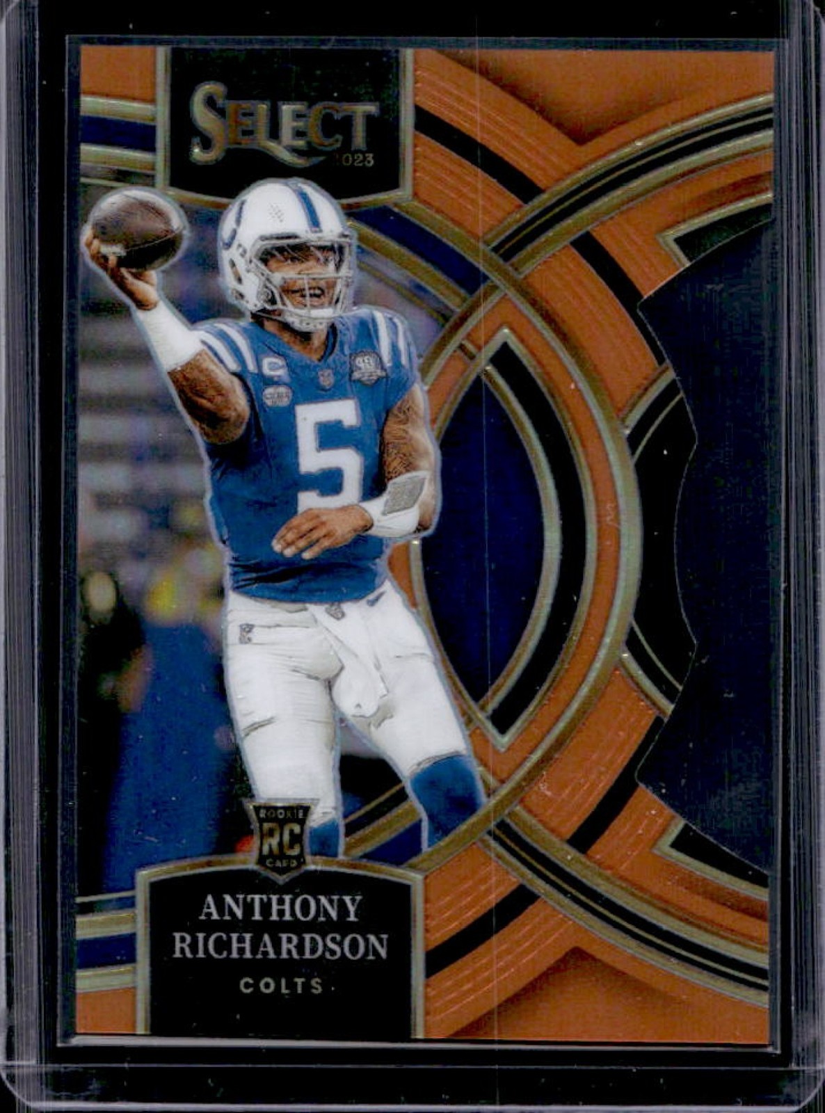 2023 Select Anthony Richardson RC Orange Prizm Die Cut Premier Level #/399