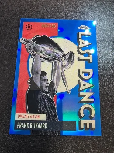2025-26 Topps chrome uefa soccer last dance blue /150-Frank Rijkaard