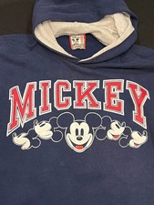 Vintage 90s Disney Mickey Mouse Pullover Hoodie USA Made Size XL Used