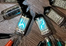 IV-17 tube x 6 pcs - Used 18 segmets VFD Tubes - Nixie for DIY - Tube iv17