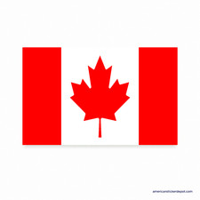 Canada Flag Sticker Decal Car Bumper Truck Motorcycle Vinyl 5x3 USA Made