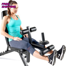 Marcy Adjustable 6 Position Utility Bench with Leg Developer and High Density
