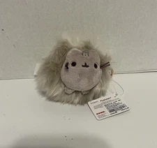 NWT! Pusheen Gray POM POM KEYCHAIN Plush Backpack Clip