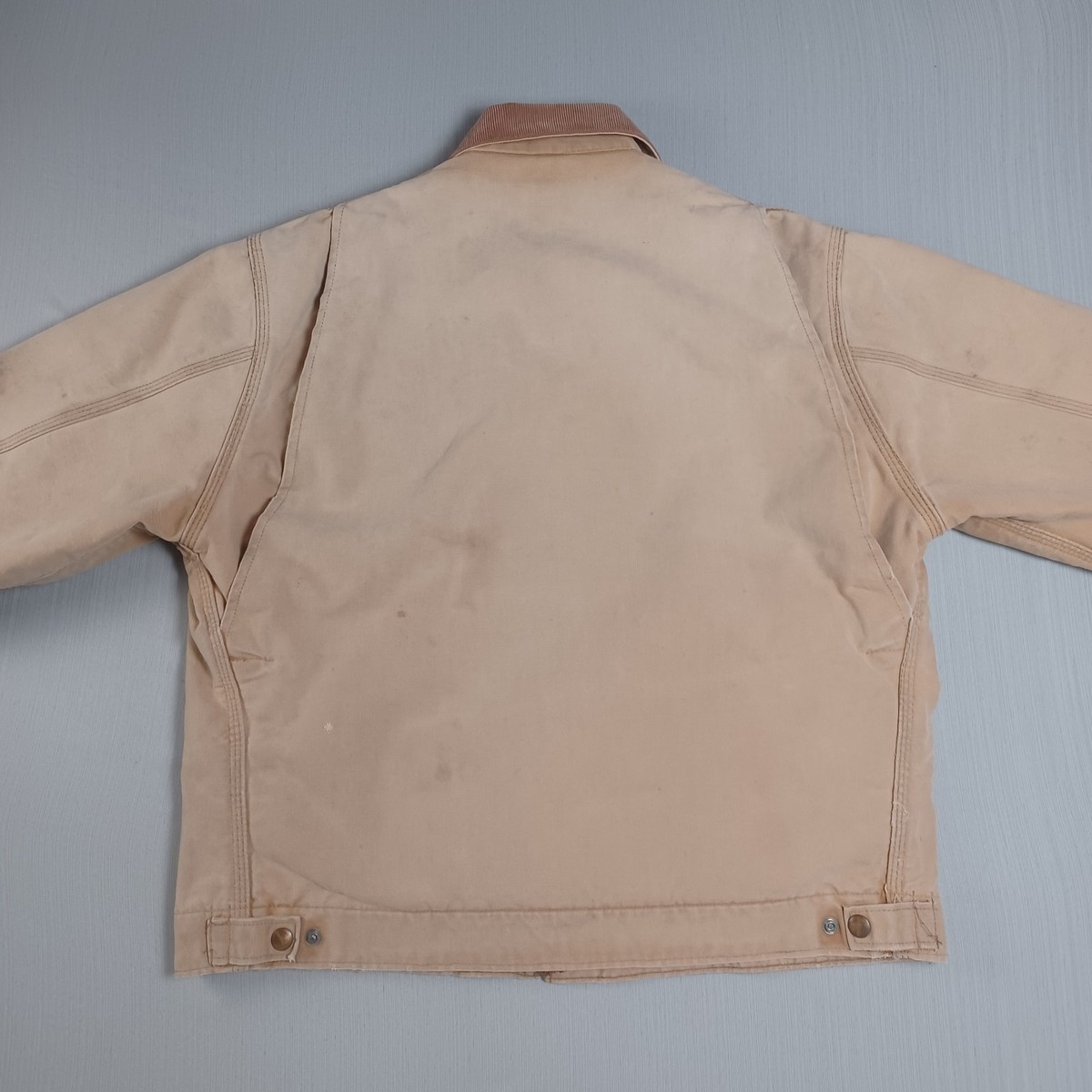 Vtg Carhartt Detroit Jacket Mens 44 XL Canvas Quilt Lined USA