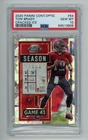 2020 Contenders Optic Tom Brady Season Ticket Cracked Ice #14/22 PSA 10 GEM (ML)