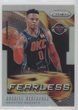 2019-20 Panini Prizm Fearless Silver Prizm Russell Westbrook #4 h3e