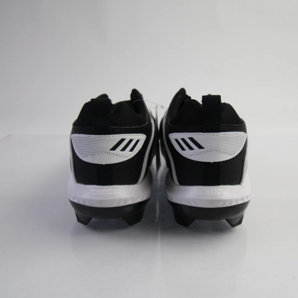 Chuteira de beisebol Adidas Icon Bounce masculina preta/branca nova sem caixa - Imagem 2 de 4