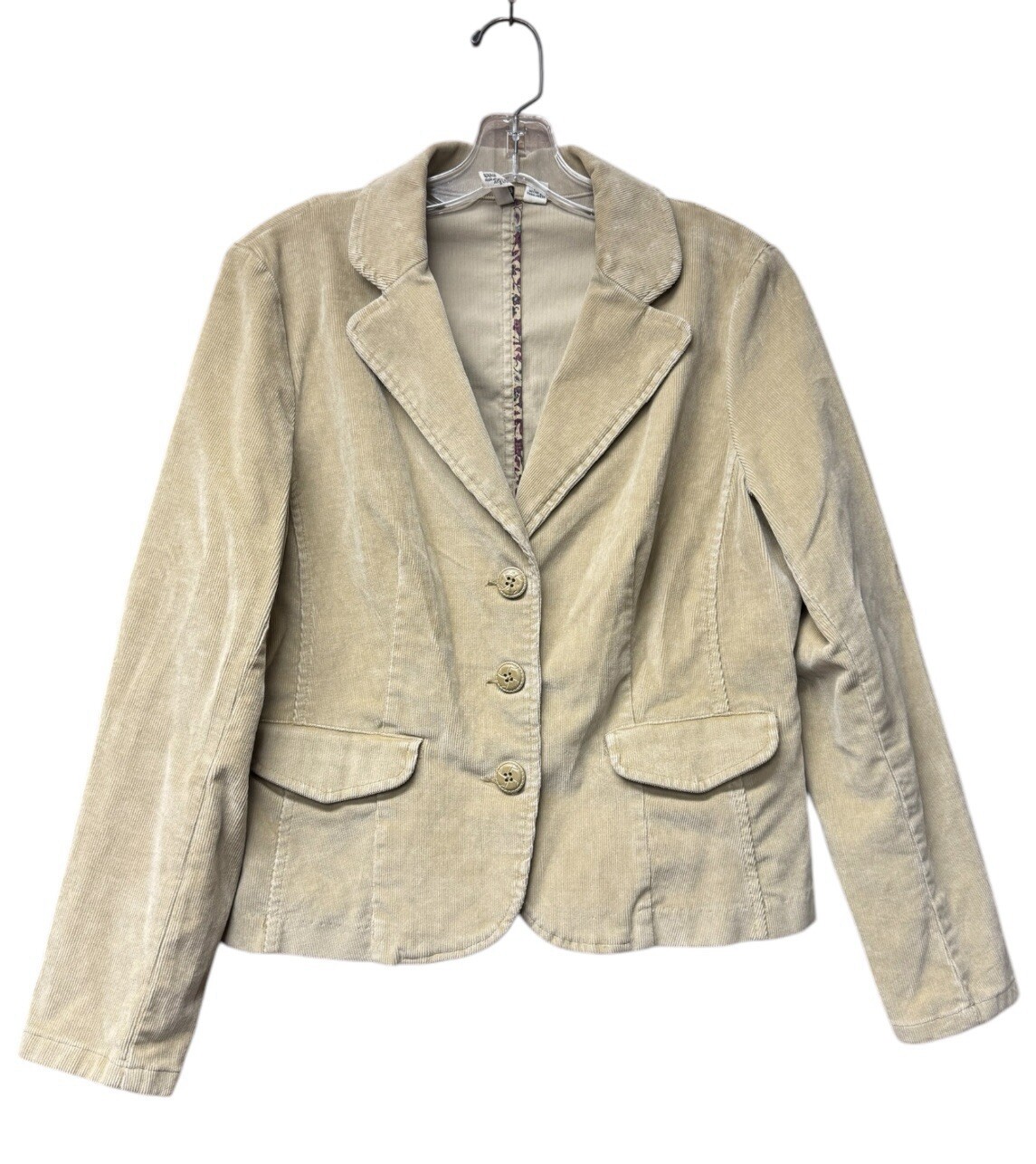 VTG Y2K Blazer Jacket Khaki Business Preppy PM Career