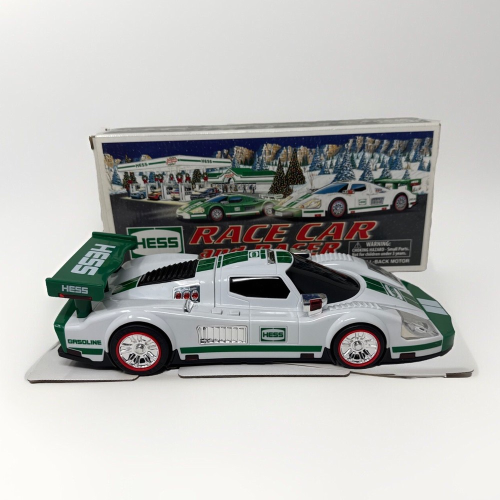 2009 Hess Toy Truck Race Car and Racer New In Box