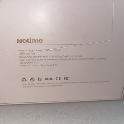 Notime Home Optical Hair Remover Icelady SKB-1808 New unused